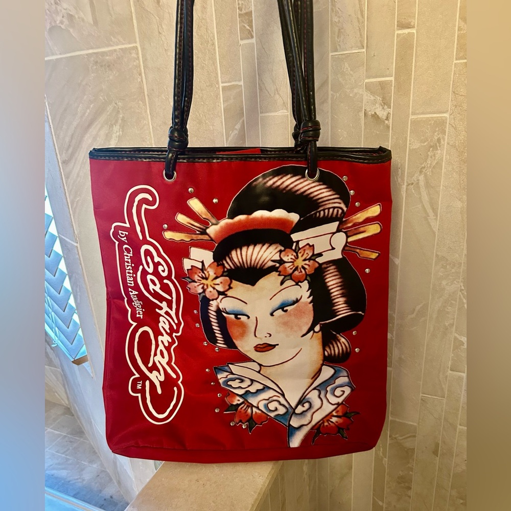 Ed Hardy Geisha Tote